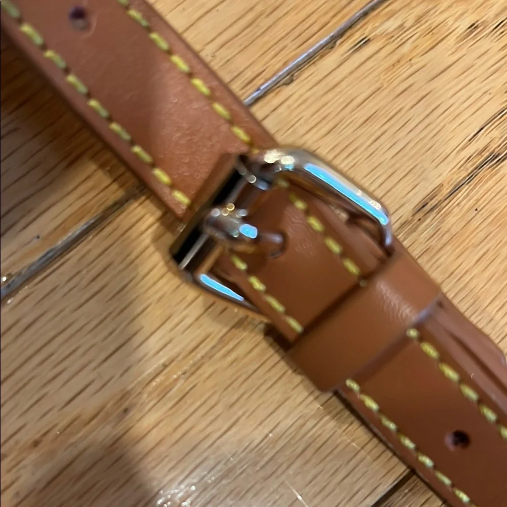 Brown Crossbody Bag replacement Strap Vachetta leather 41-47” - Picture 3 of 5